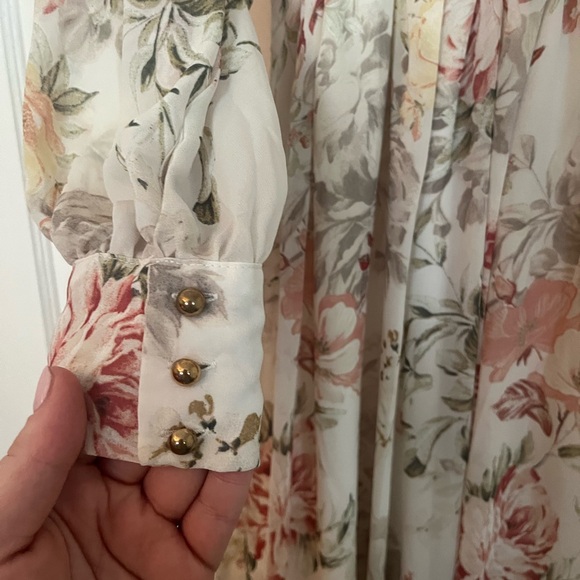 Pink blush Cream Maxi Dress 1X - Picture 2 of 6